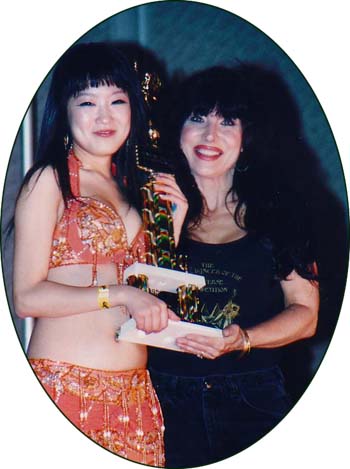 Minjae Lim, Junior Solo Champion, with Atlantis