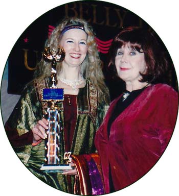 Naiya, First Runner Up, Veil Category, with Tonya